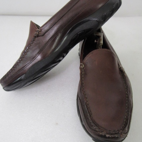 Allen Edmonds Other - Allen Edmonds Boulder Men 10D Brown Leather Casual Slip on Moccasins Shoes